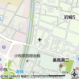 愛知県小牧市岩崎5丁目488周辺の地図