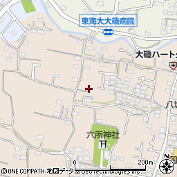 神奈川県中郡大磯町国府新宿580周辺の地図