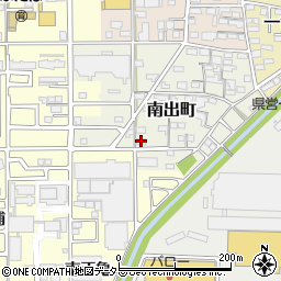 愛知県一宮市南出町81周辺の地図