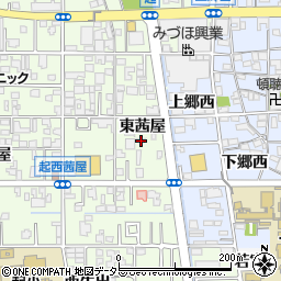 愛知県一宮市起東茜屋60周辺の地図