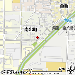 愛知県一宮市南出町37周辺の地図