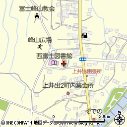 富士宮市上井出出張所周辺の地図