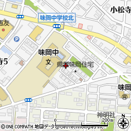 愛知県小牧市小松寺4丁目周辺の地図