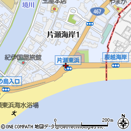 東浜周辺の地図