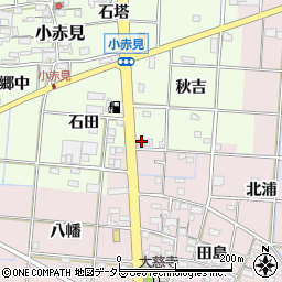 愛知県一宮市小赤見秋吉20周辺の地図