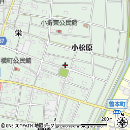 愛知県江南市小折本町小松原周辺の地図