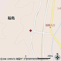 鳥取県西伯郡伯耆町福島81周辺の地図