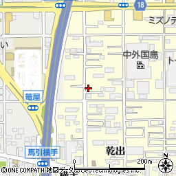 愛知県一宮市大和町馬引焼野16周辺の地図