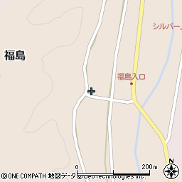 鳥取県西伯郡伯耆町福島115周辺の地図