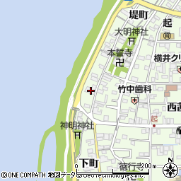 愛知県一宮市起堤町160周辺の地図
