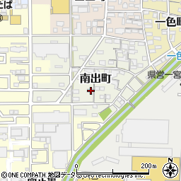 愛知県一宮市南出町63周辺の地図