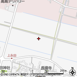 滋賀県高島市永田周辺の地図