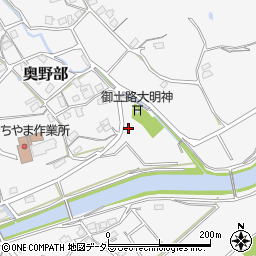 京都府福知山市奥野部222周辺の地図