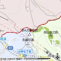 妙行寺周辺の地図