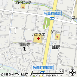 大垣共立銀行カネスエ竹鼻店 ＡＴＭ周辺の地図