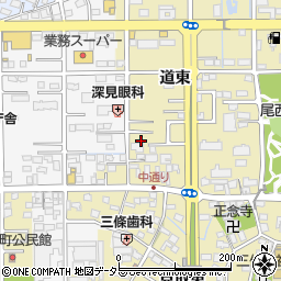 愛知県一宮市三条道東22周辺の地図