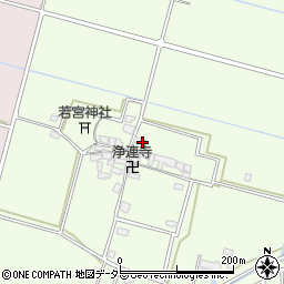 滋賀県高島市安曇川町下小川1957周辺の地図