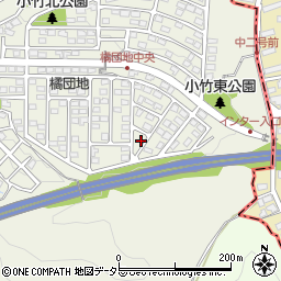 神奈川県小田原市小竹709-47周辺の地図