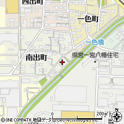 愛知県一宮市南出町3周辺の地図