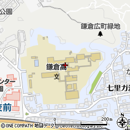 神奈川県鎌倉市七里ガ浜2丁目21周辺の地図