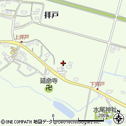 滋賀県高島市拝戸659周辺の地図
