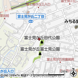 富士見が丘田代公園周辺の地図