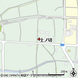 京都府綾部市井倉町上ノ切周辺の地図