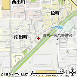 愛知県一宮市南出町1周辺の地図