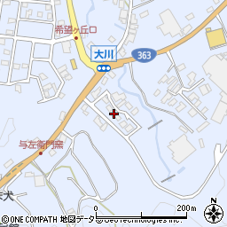 岐阜県瑞浪市陶町大川806周辺の地図