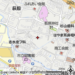 静岡県御殿場市萩原145周辺の地図