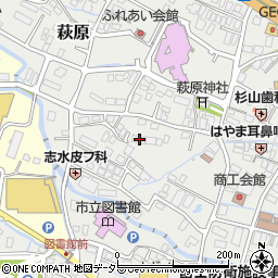 静岡県御殿場市萩原146周辺の地図