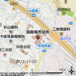静岡県御殿場市周辺の地図