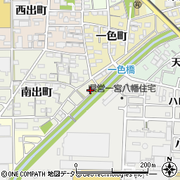 愛知県一宮市南出町4周辺の地図
