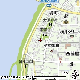 愛知県一宮市起堤町149周辺の地図