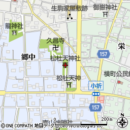 松杜天神社周辺の地図