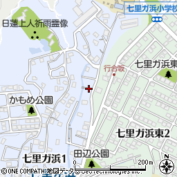 神奈川県鎌倉市七里ガ浜1丁目18周辺の地図