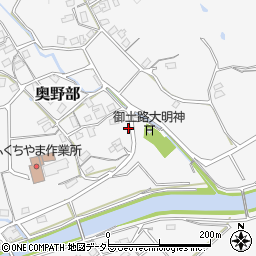 京都府福知山市奥野部209周辺の地図
