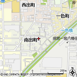 愛知県一宮市南出町31周辺の地図