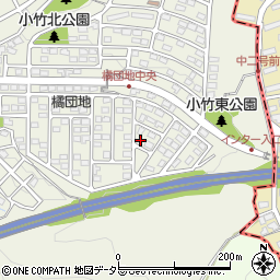 神奈川県小田原市小竹709-13周辺の地図