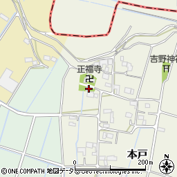 岐阜県安八郡輪之内町本戸12周辺の地図