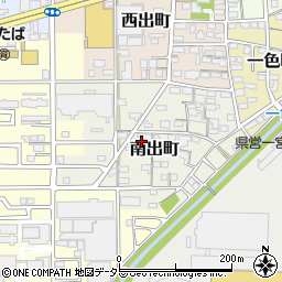 愛知県一宮市南出町57周辺の地図