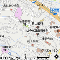 静岡県御殿場市萩原507周辺の地図