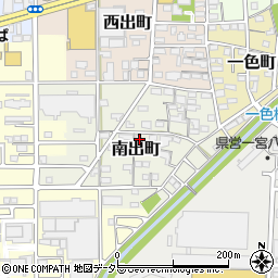 愛知県一宮市南出町47周辺の地図