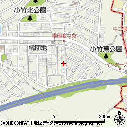 神奈川県小田原市小竹709-16周辺の地図