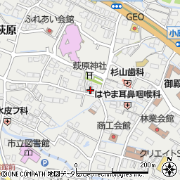 静岡県御殿場市萩原142周辺の地図