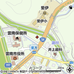 ファミリーマート雲南木次店周辺の地図