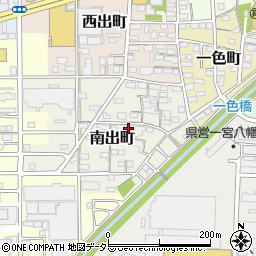 愛知県一宮市南出町39周辺の地図