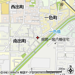 愛知県一宮市南出町10周辺の地図