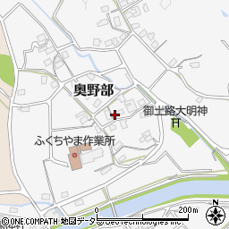 京都府福知山市奥野部202周辺の地図
