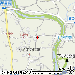 神奈川県小田原市小竹308周辺の地図